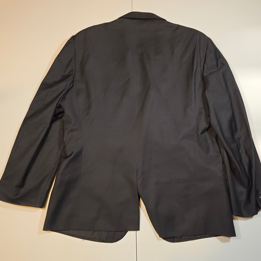 Gucci Vintage Mens Blazer Sport Coat Dark Grey/Black 3 Button Made in Italy 44R - Picture 3 of 10